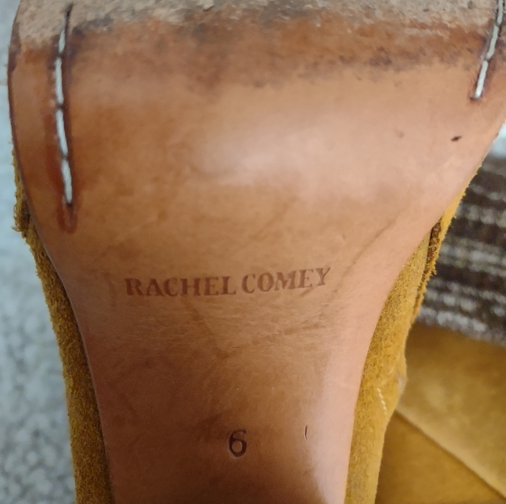 Rachel Comey Suede Wool Knit Cuffed Booties Sz 6 - Picture 6 of 10